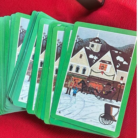 Vintage 1983 Brown and Bigelow Playing Cards Salesman 
Christmas New York - Picture 3 of 8